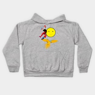 Skater, Parrot and Smileys Kids Hoodie